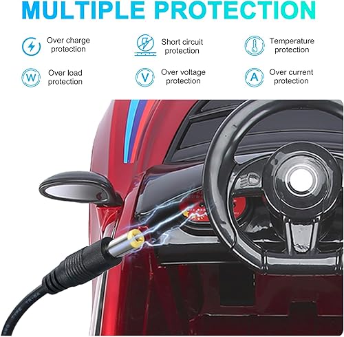 Miniatura 3 de Cargador de 12 V para niños, fuente de alimentación clase 2 para Kidzone parachoques cocheWrangler SUVmotocicleta eléctrica para niñosautomóvil