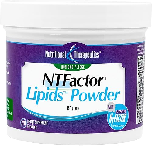 Nutritional Therapeutics NTFactor Lipids Powder, envejecimiento y soporte celular, 240 porciones