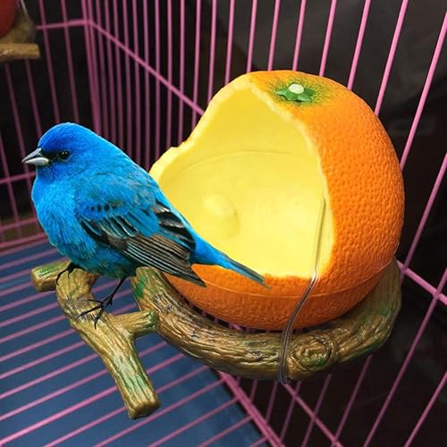 Miniatura 3 de Balacoo Comedero para pájaros pequeños, dispensador de tazas de comedero para pájaros de maní para enfriador de agua, comedero de jaula de pájaros,