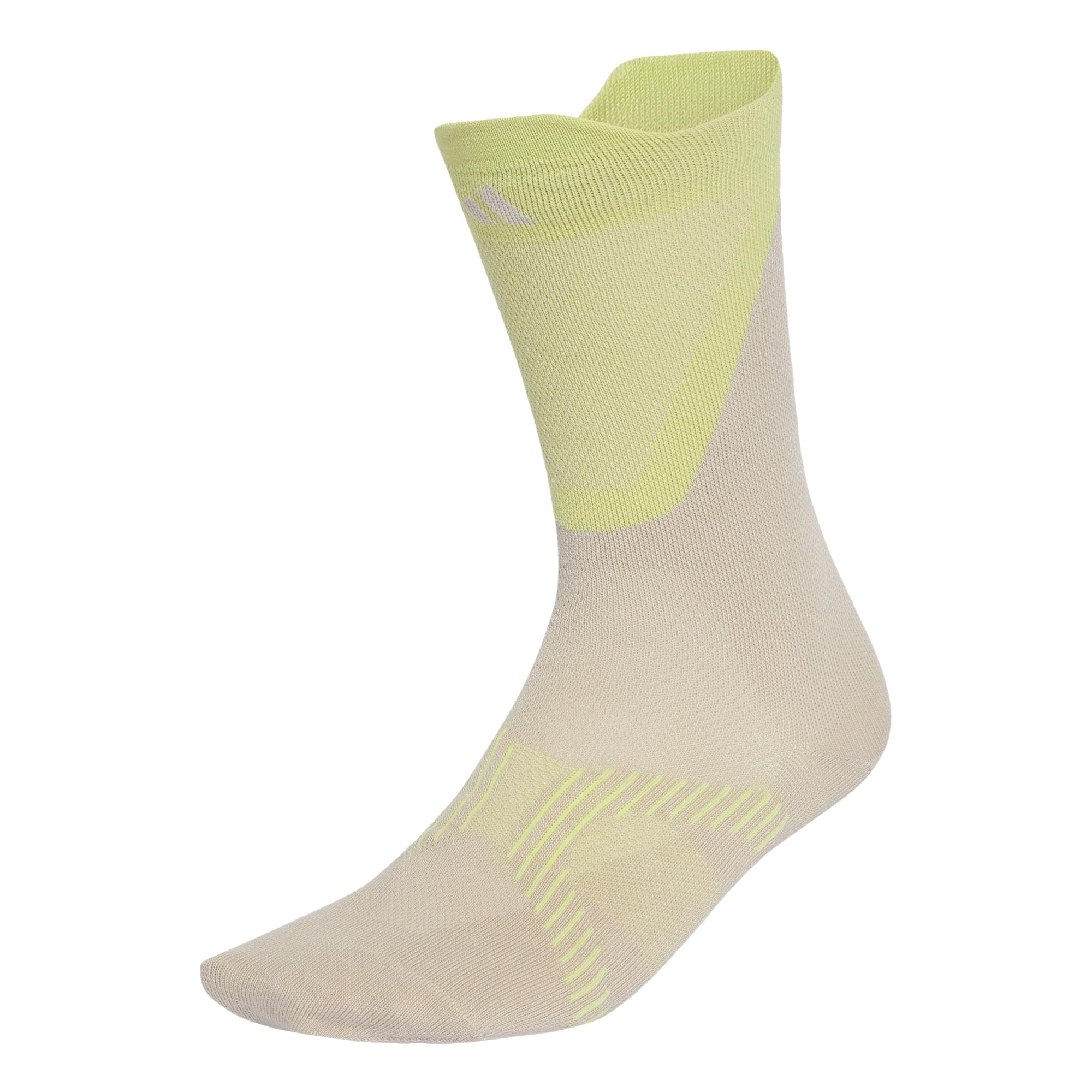 adidas Unisex Running Light Crew Sock Socks, wonder alumina/Frozen Lemon, M