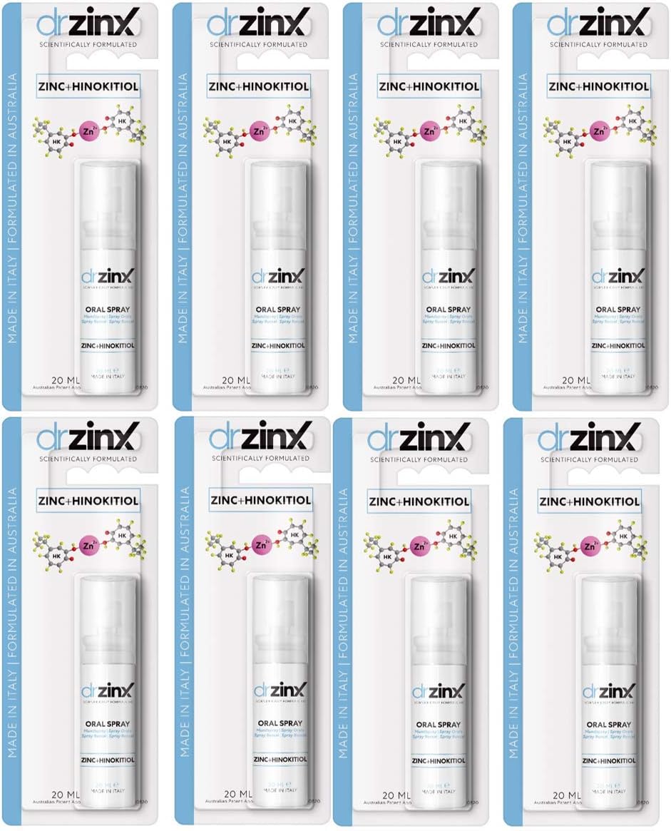 DrZinX Bad Breath Treatment 8 Pack Long Lasting Breath
