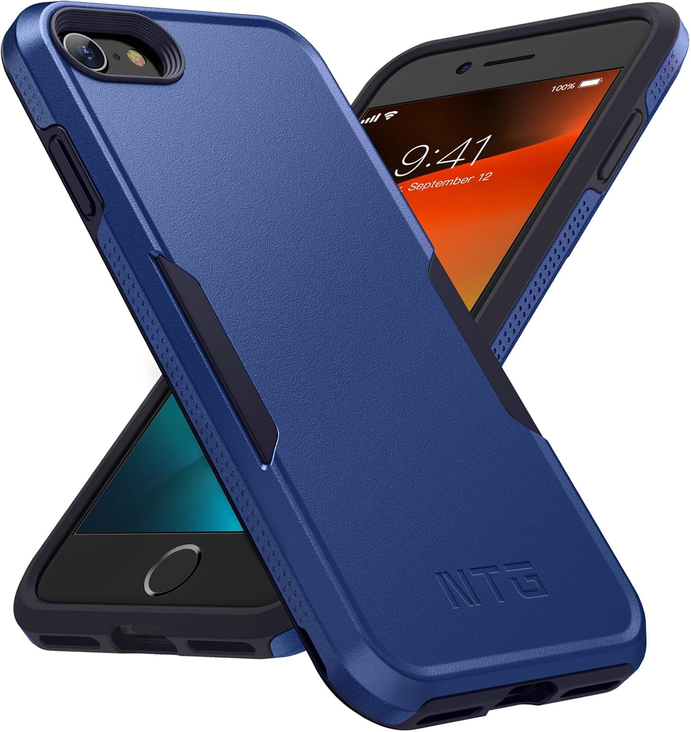 NTG Shockproof Designed for iPhone SE 2022/3rd/2020,iPhone 8/7 Case, HeavyDuty Tough Rugged
