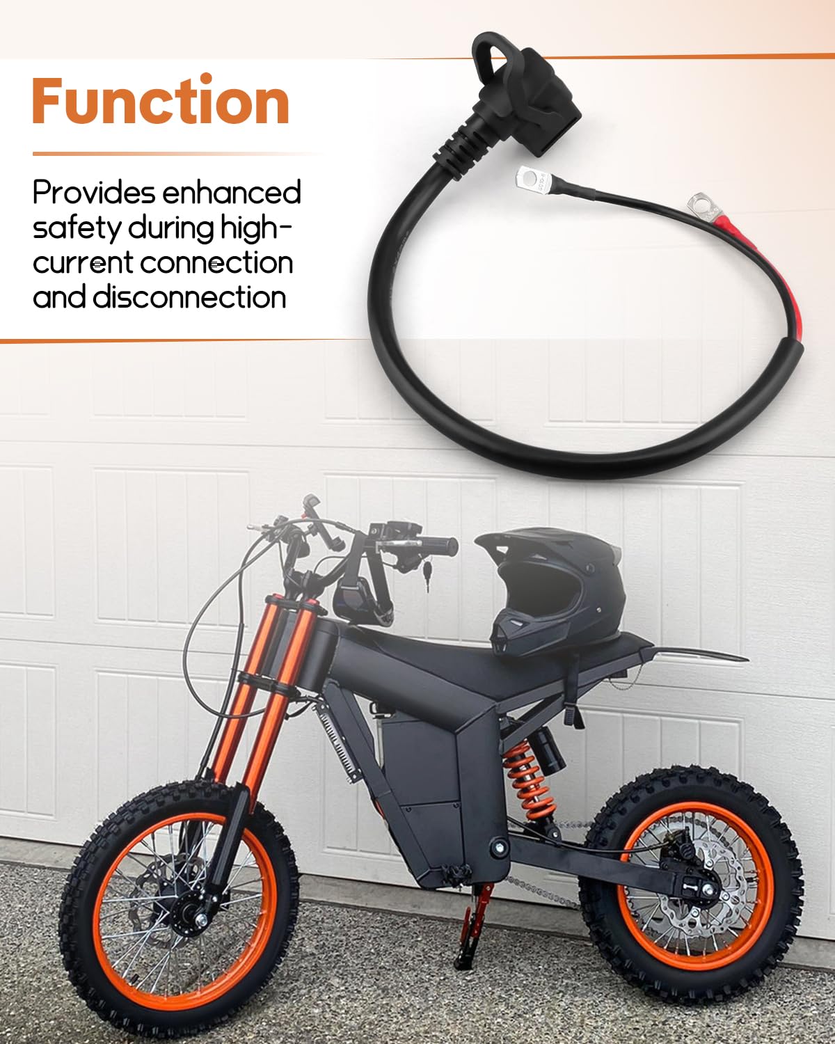 Battery to Discharge Port Connector Fit for Tuttio Soleil01 Ebike Battery Connector & Discharge Port (Spark-Proof), This Connector is Not Interchangeable with Non-Spark-Proof Versions