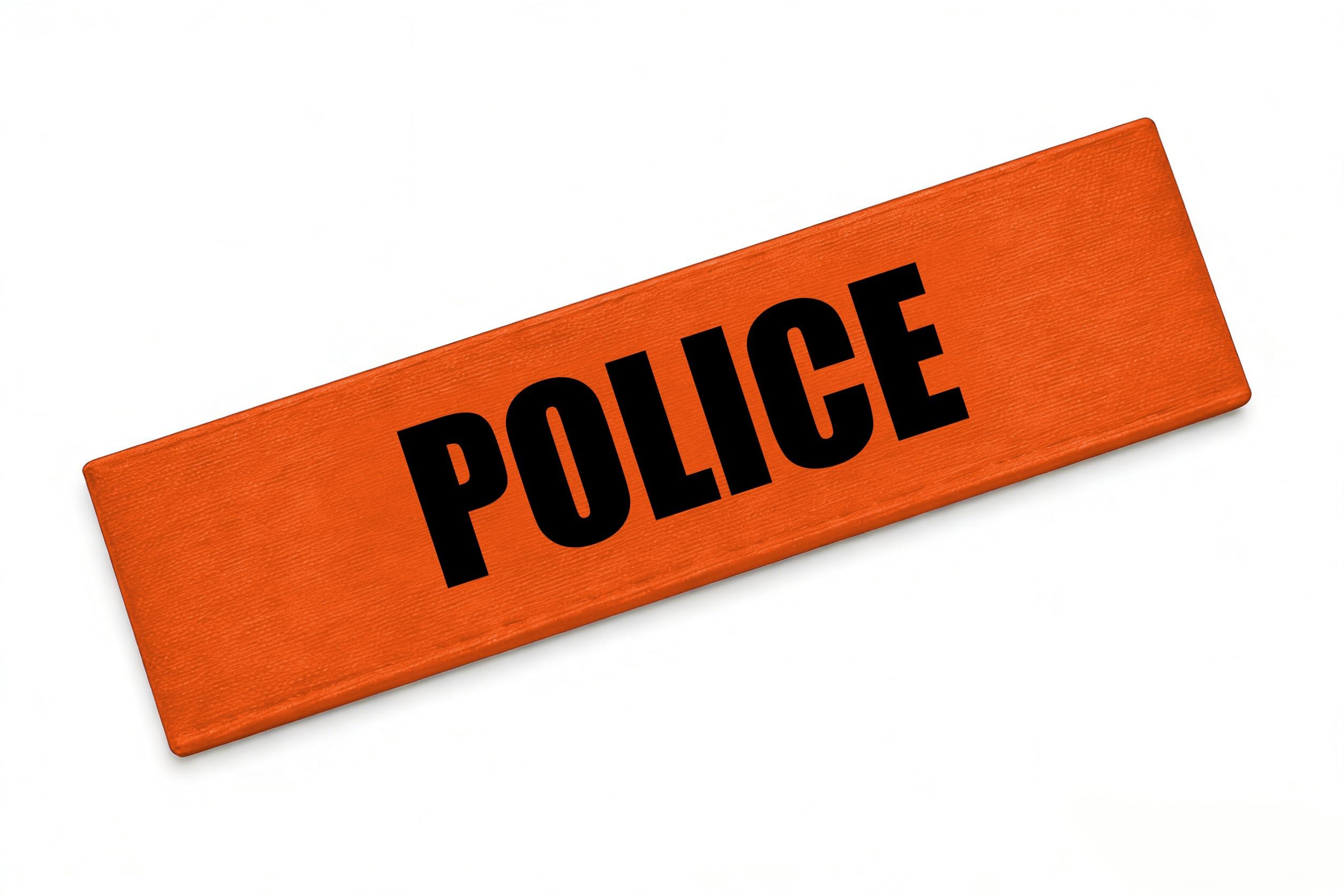 Brassard Police Enfant Réglable – Déguisement Policier et Identification Équipe, Brassard Capitaine Football pour Sport et Événement (Policier, L-XL)