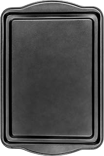DecorRack Non-Stick Baking Sheet, 15 x 10 Inch Jelly Roll Pan and Cookie Baking Tray, Heavy Duty Bakeware For Oven (Pack of 1)