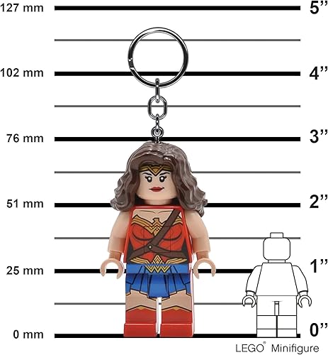Miniatura 4 de LEGO DC Wonder Woman - Llavero con luz y etiqueta para bolsa