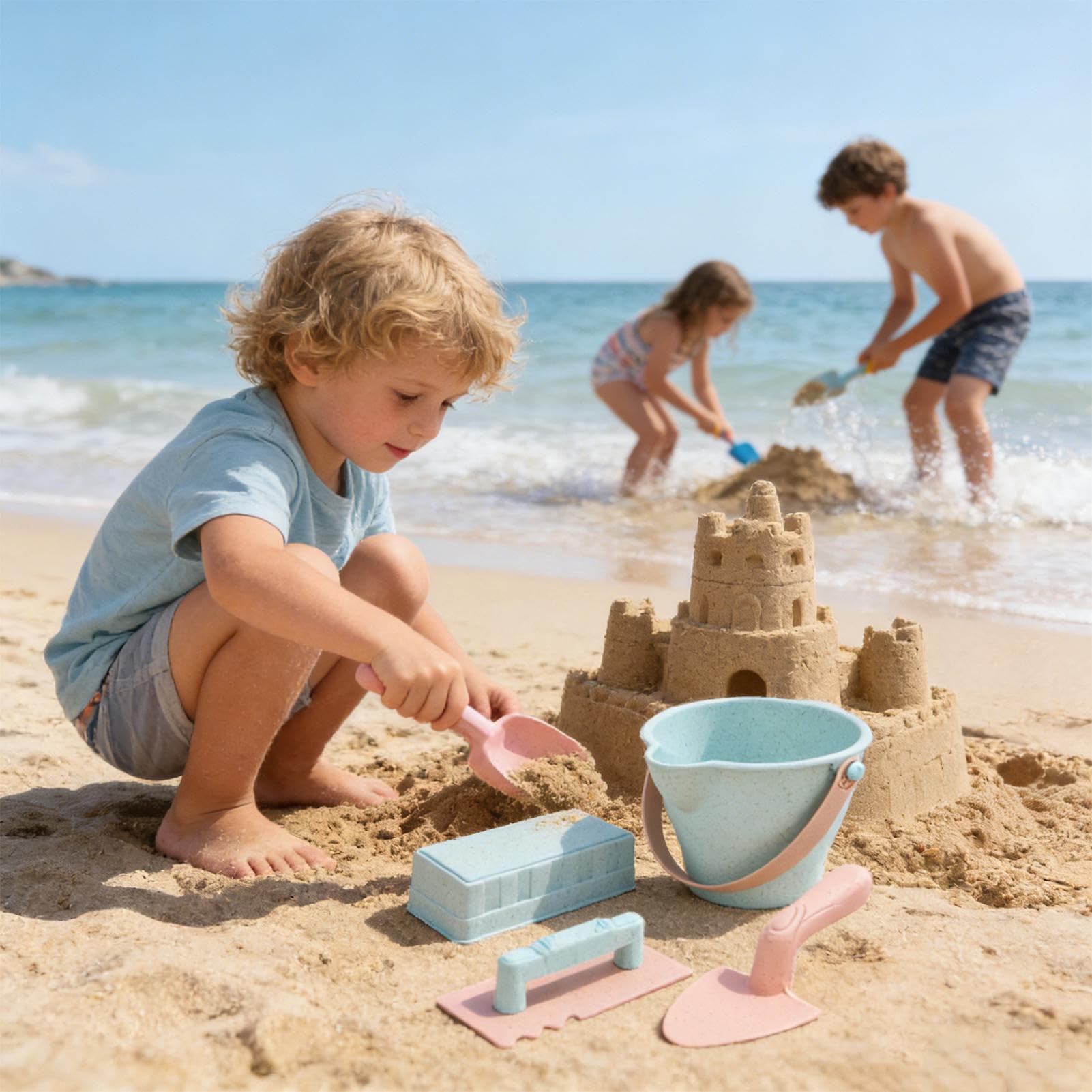 Ensemble de Jouets de Plage – Kit de Jeux de Sable pour Enfants – Couleur Aléatoire Ensemble de Jouets de Plage – Kit de Jeux de Sable pour Enfants – Couleur Aléatoire