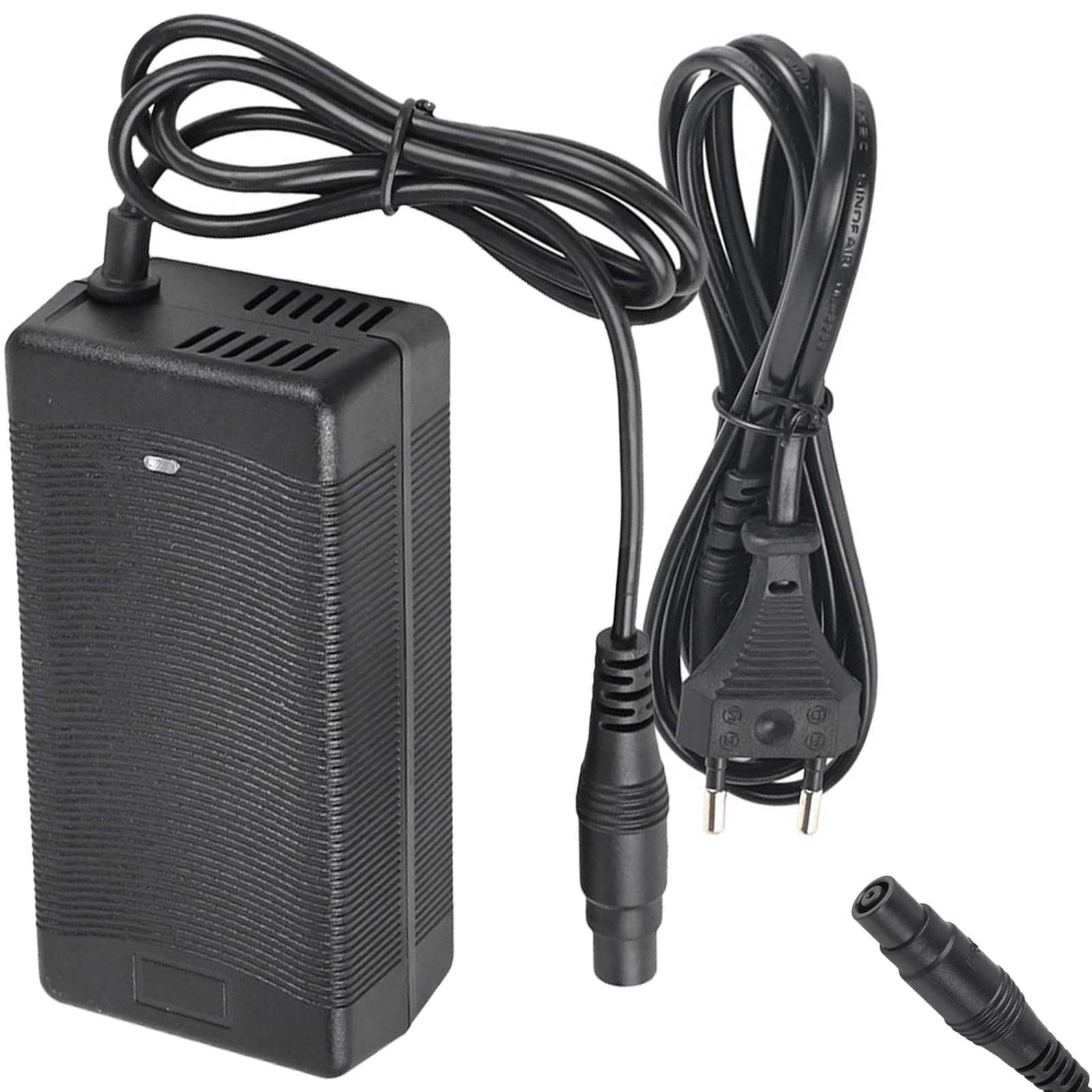 53,6 V 2 A Chargeurs pour Xiaomi 4 Pro Plus/4 Pro Max/5 Max, pour Ninebot ZT3/ZT3 Pro/Max G3/GT3/F3/F3 Pro Trottinettes électriques, Adaptateur Secteur de Remplacement, Accessoires Chargeur