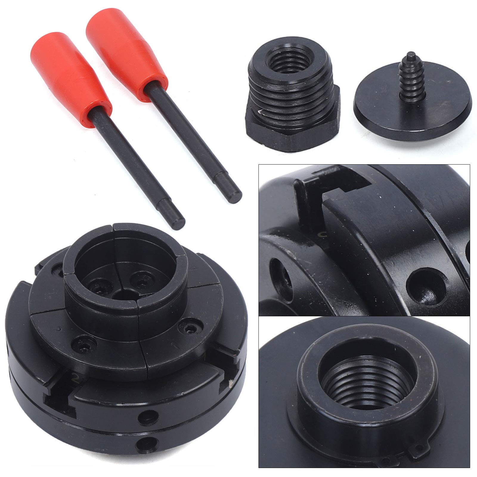 Mandril 4 Mordazas M33 Awolsrgiop - Autocentrado Para Torno Banco 45-81mm