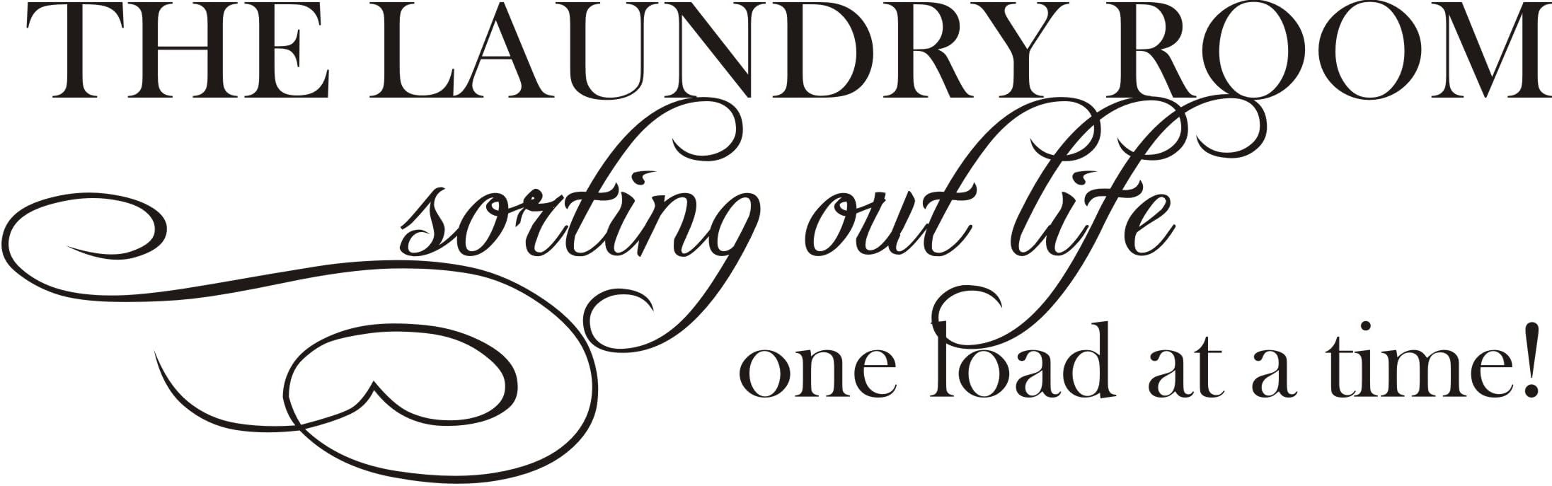 "The Laundry Room sorting life out one load at a time" Vinyl Art