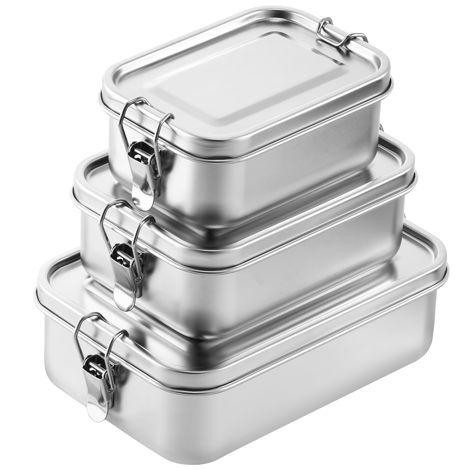 Amazon.com - Umigy 3 Pcs Stainless Steel Food Containers 850/1400