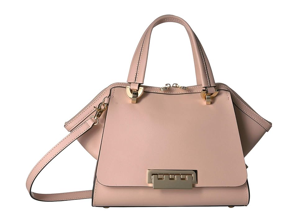 

ZAC Zac Posen Eartha Small Double Handle Solid (Apricot) Handbags, Orange