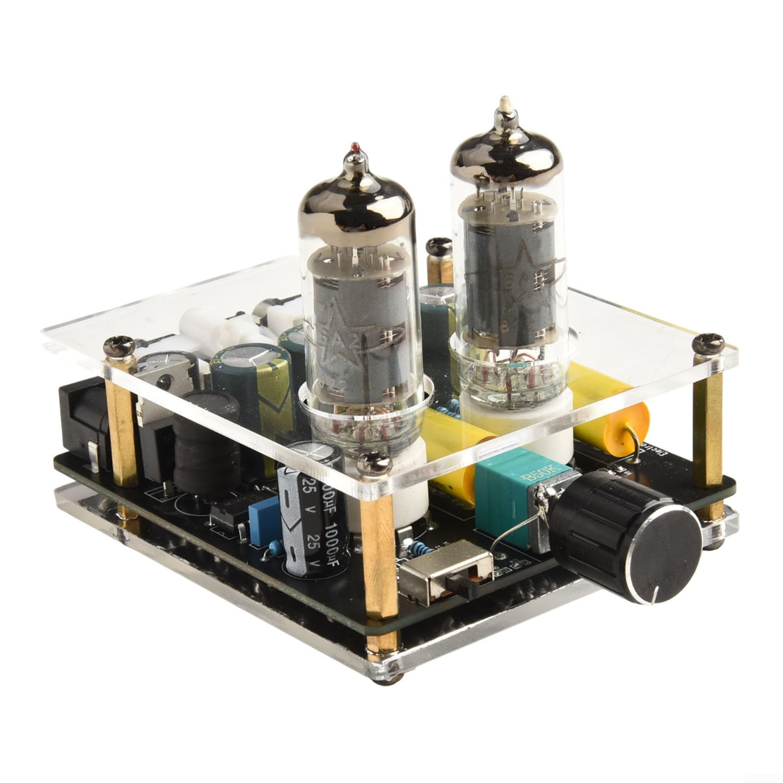 Preamplificatore HiFi Tube 6A2 Home Theater equalizzatore preamplificazione guadagno tensione jack alimentazione 3,5/5,5 * 2,1 mm