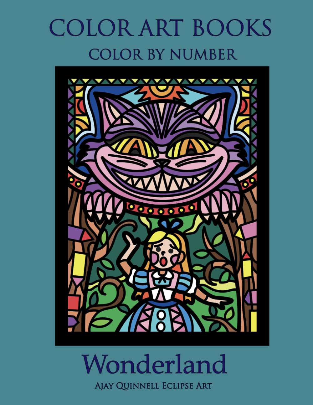 Wonderland - Color By Number Book - Standard paper edition