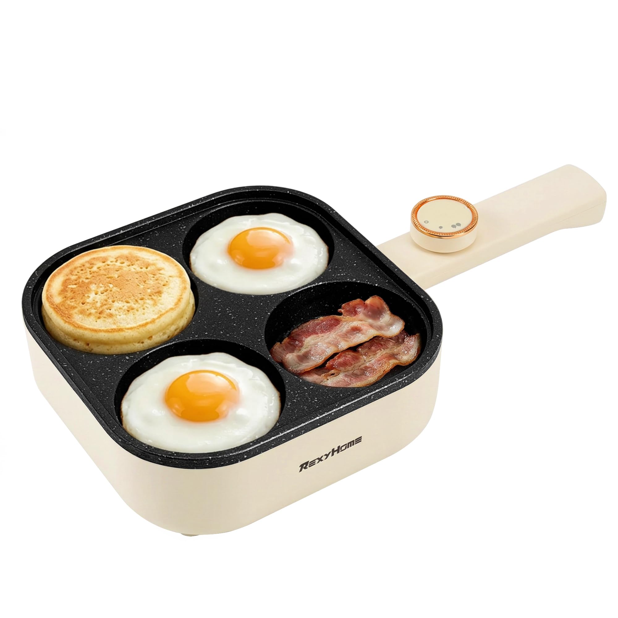 REXYHOME 4-Cup Electric Egg Pan