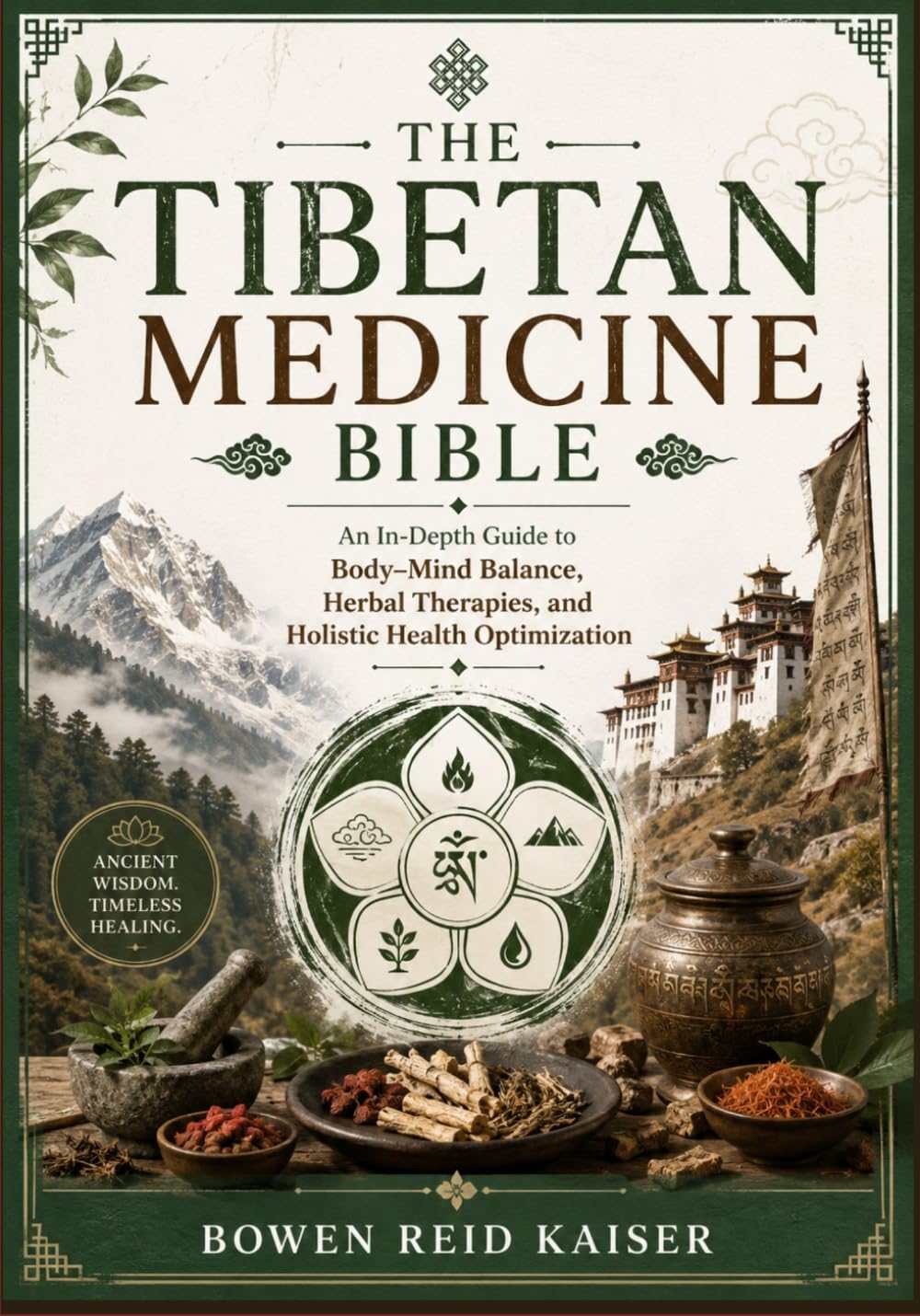 THE TIBETAN MEDICINE BIBLE: An In-Depth Guide to Body–Mind Balance, Herbal Therapies, and Holistic Health Optimization