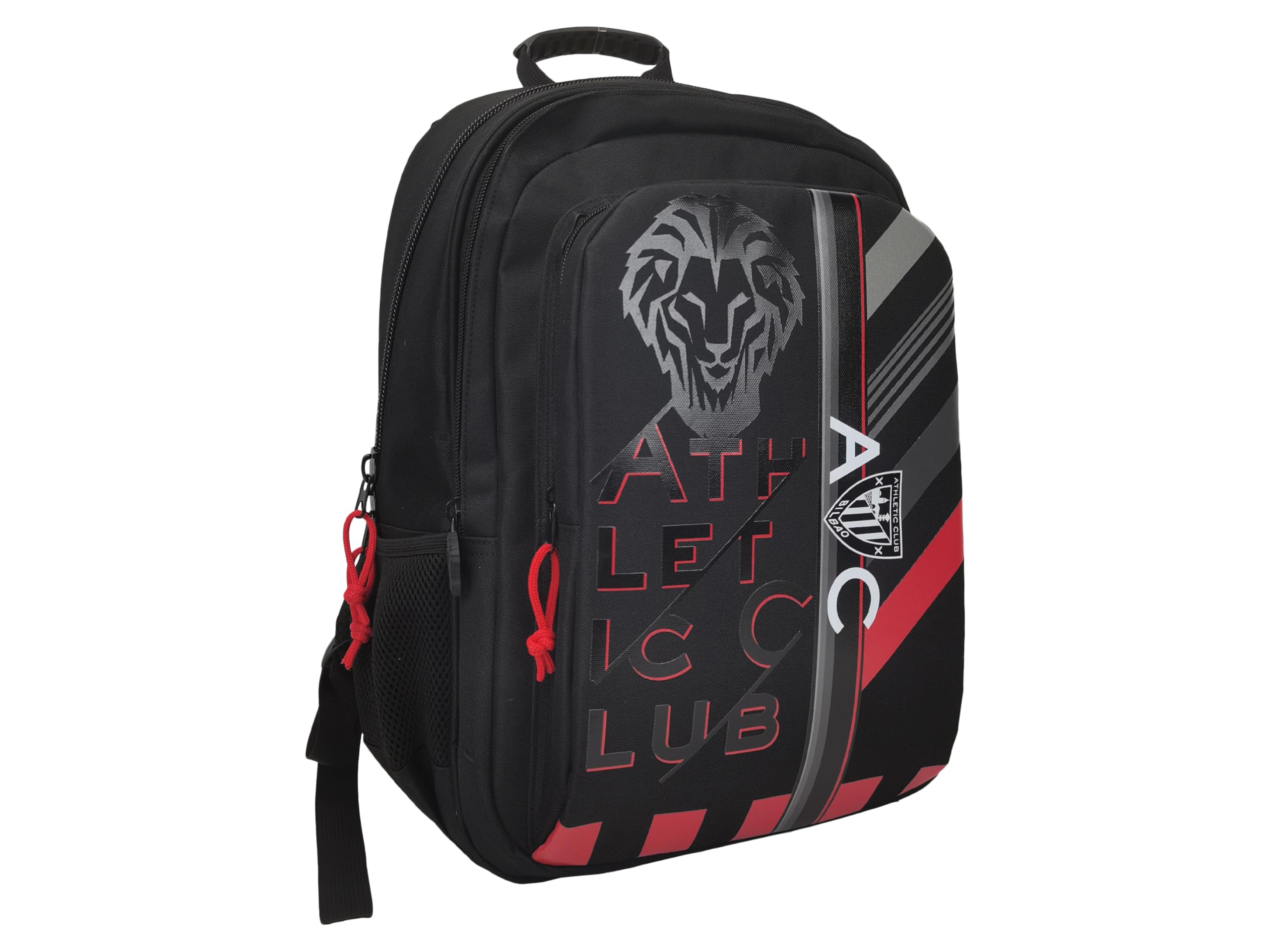 CYPBRANDS Athletic Club Mochila Escolar Fútbol Negro