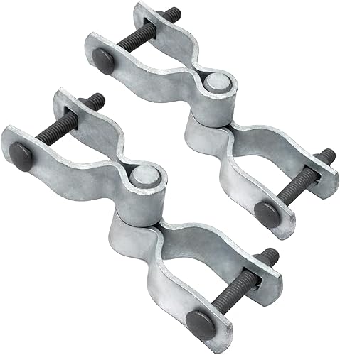 HITTITE Bisagra de poste de puerta de valla de eslabones de cadena de 1 x 1 pulgada, bisagras de puerta resistentes con bisagras hembra de 1 pulgada