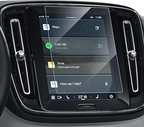 Vista 30 de Protector de Pantalla de Coche para 2015 2016 2017 2018 2019 Cadillac CTS Accesorios Navegación Pantalla Táctil Protector de Película de Vidrio