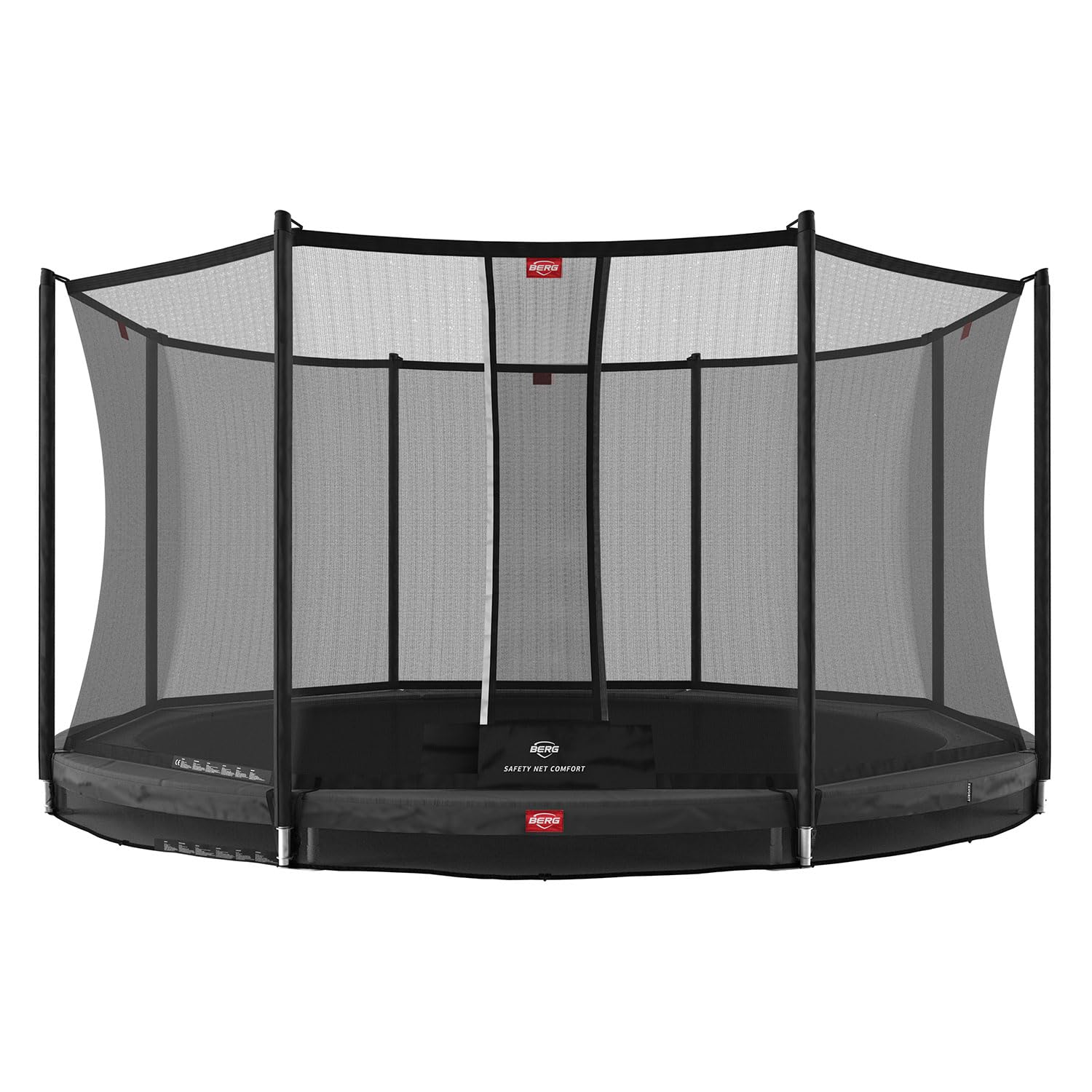 BERG Favorit Bodentrampolin Outdoor Bodentrampolin InGround 200 Grau
