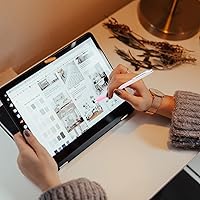 Vista 4 de Bolígrafos capacitivos para pantallas táctiles 12 unidades, Linfanc - Lápices capacitivos de alta sensibilidad y precisión para iPad, tabletas