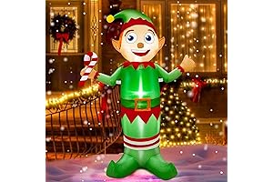 TURNMEON 3.5 Foot Elf Christmas Inflatable Decoration