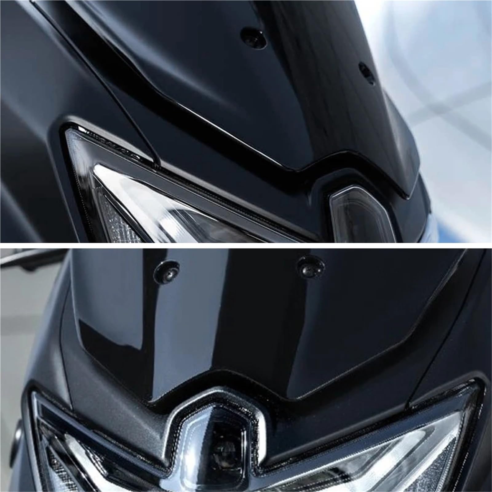 Deflector cupula Moto para NMAX 125 para NMAX 155 para Tech para MAX 2025 Accesorios Motocicleta Parabrisas Protector Deflector Carenado Frontal Deflector de Parabrisas