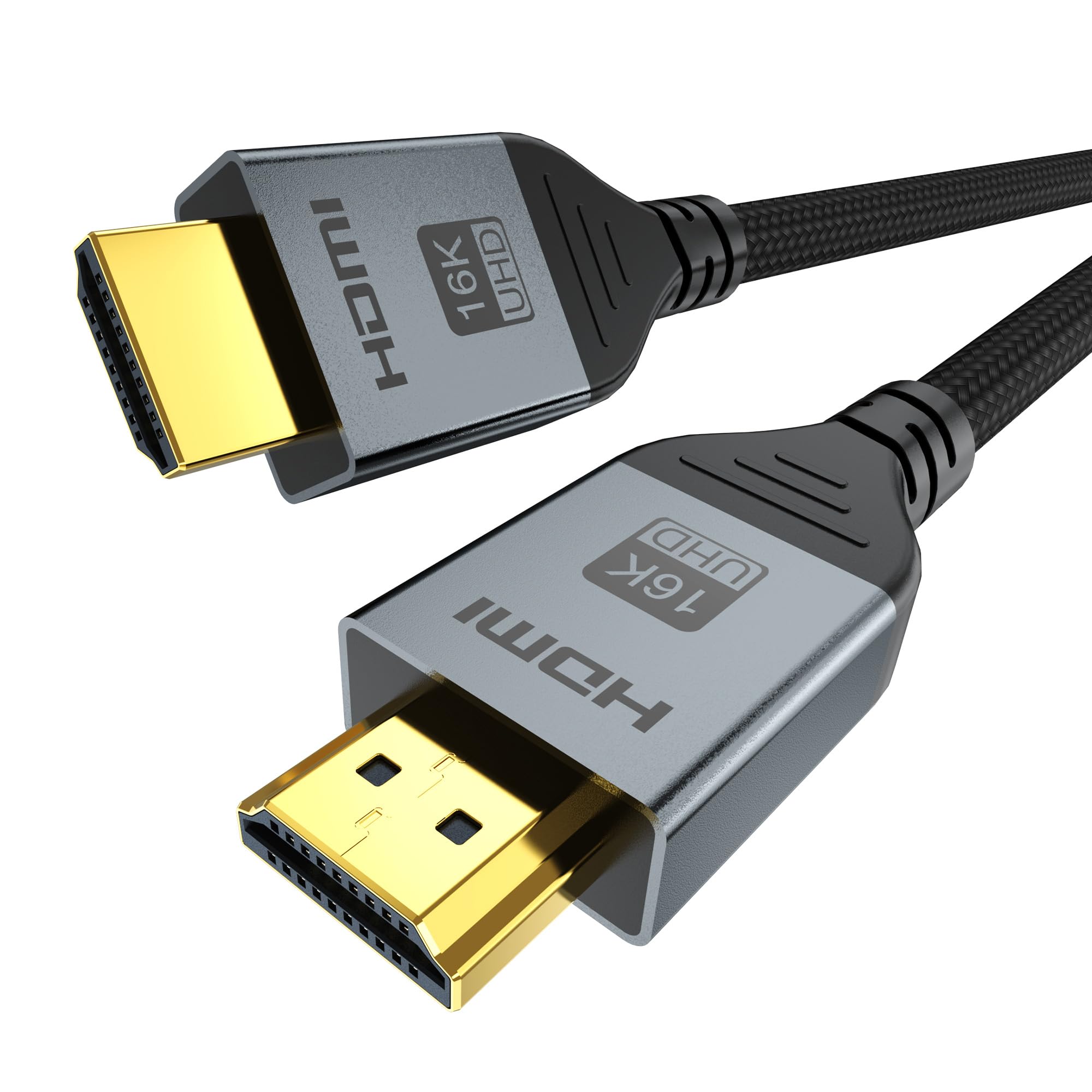 CAKOBLE HDMI 2.2 Kabel, 2 M, 96 Gbps Ultra High Speed, 16K @60Hz, 12K, 8K @ 240Hz, 4K @480Hz, Voor HDMI 2.1 Kabel EARC, HDR10 , Dolby Atmos/Vision, HDCP 2.3, Voor PS5, Xbox, Soundbar - View #5