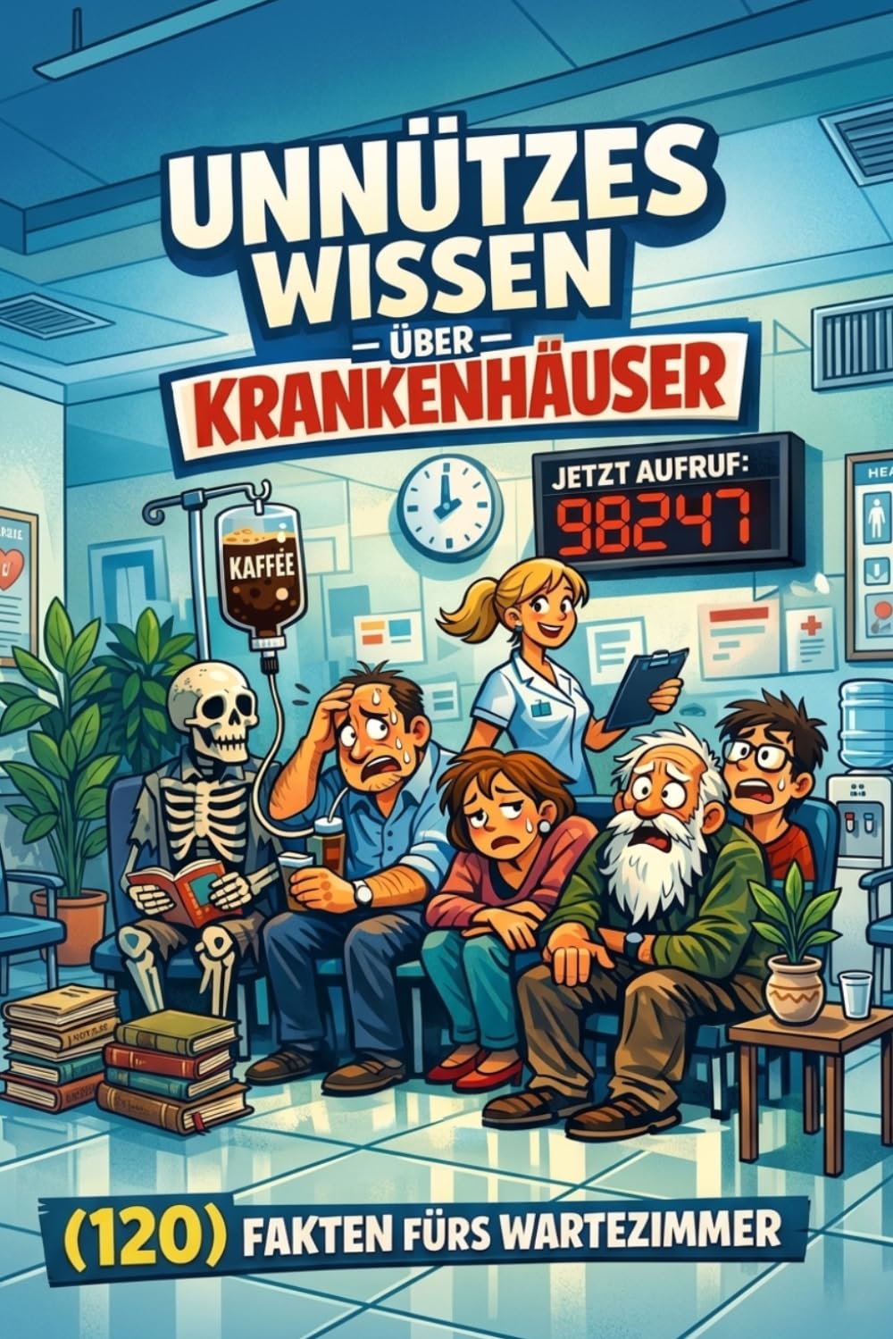 Unnützes Wissen über Krankenhäuser: 120 kuriose Fakten über Wartezimmer, Patienten und den Krankenhausalltag – Das perfekte Geschenkbuch zum Schmunzeln und Staunen