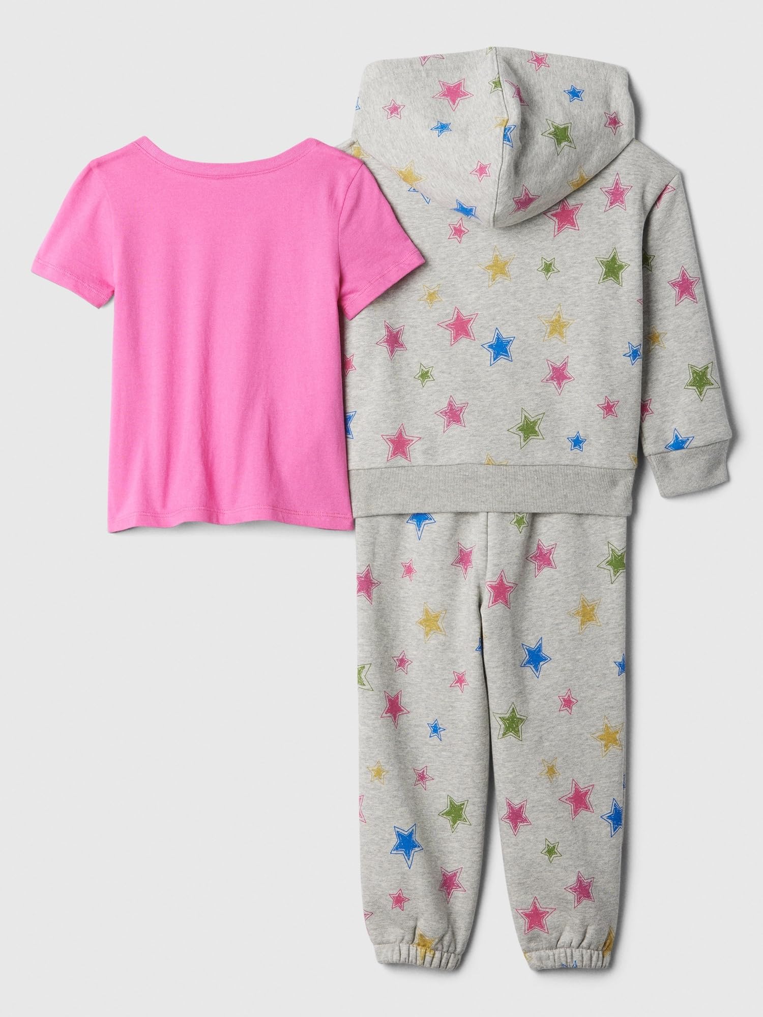 GAP Baby Girls 3-Piece Logo Outfit Set Grey B08 6-12M