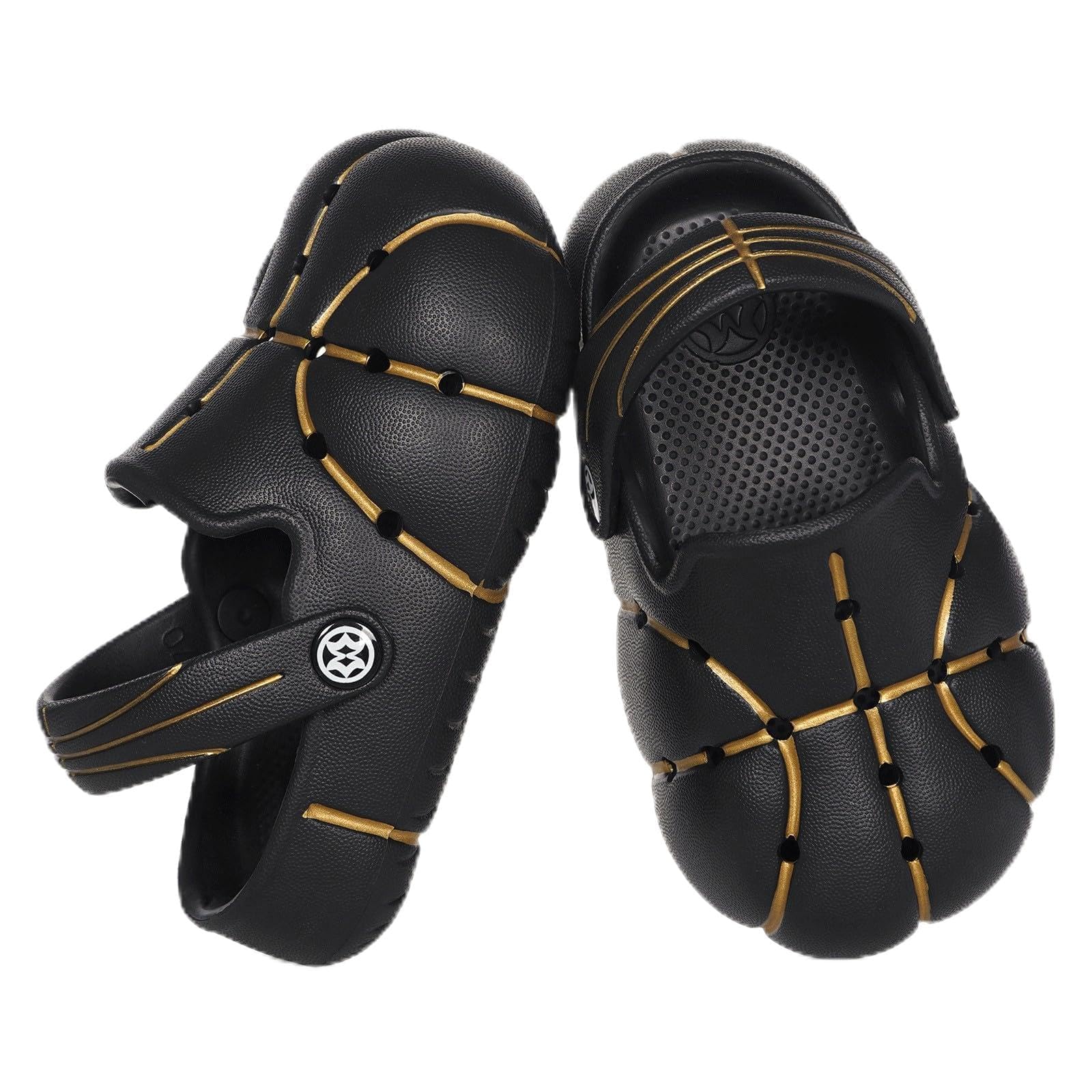 Dokela Jungen Clogs Kinder Fußball Hausschuhe Mädchen | Gartenschuhe,Basketball,Strand Sandalen,Atmungsaktiv Schlappen,Rutschfeste,Pantoffeln
