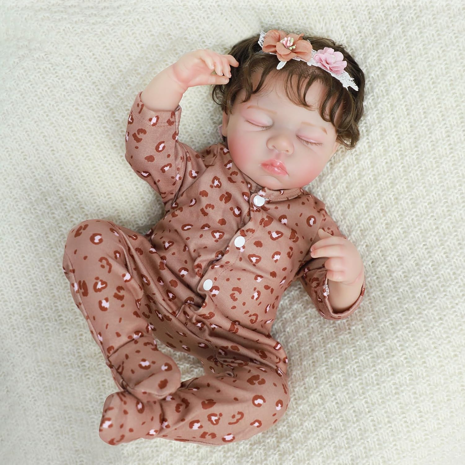Kaydora Reborn Baby Doll - 20 Inch Realistic Baby Doll Girl with Vinyl Head, Soft Cloth Body, Vinyl Limbs - Perfect Lifelike Baby Dolls Gift for Kids 3+