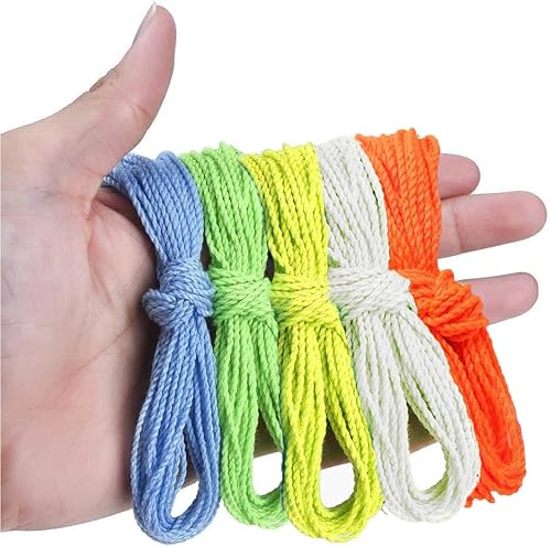 Miniatura 2 de MAGICYOYO Cuerdas de yoyo profesionales 100  poliéster para yoyos sensibles y no sensibles paquete de 25 unidades azul verde blanco amarillo naranja