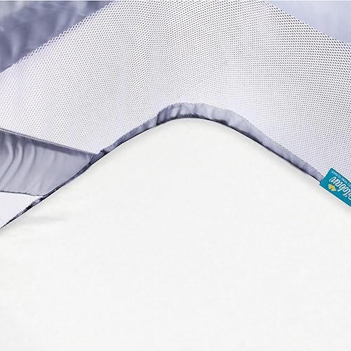Miniatura 4 de Sábanas de cuna 100% algodón orgánico compatibles con Mika Micky Bedside Sleeper, paquete de 2, sábanas de moisés ultra suaves para bebé, color