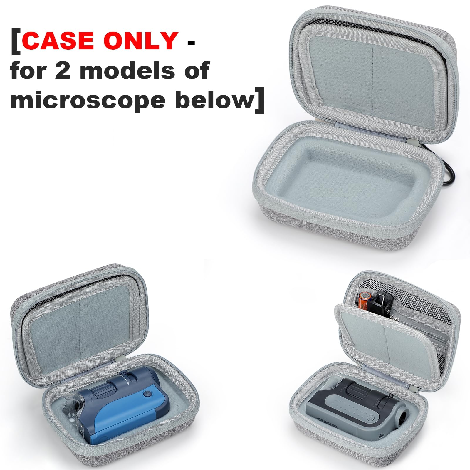Étui Rigide de Rangement pour Microscope Carson MM-300 MicroBrite Plus