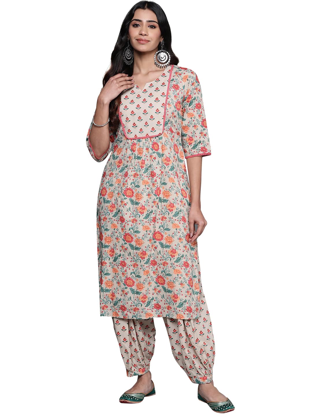 libas Womens Printed Cotton Straight Kurta With Salwar | daily wear suit-picture-28