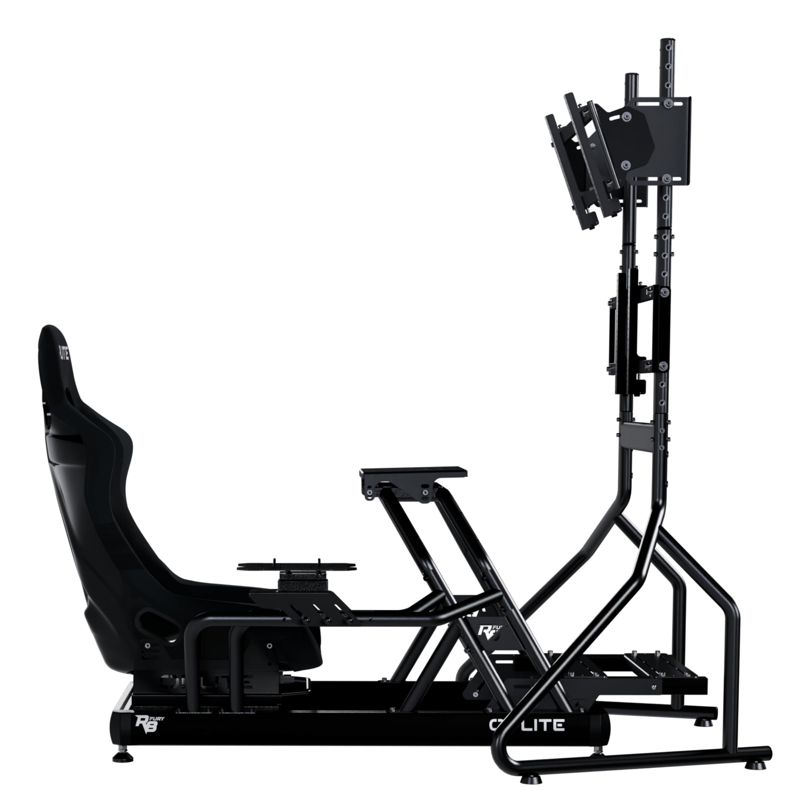 OPLITE - R8 auf Top Monitor Mount Black - obere Monitorhalterung
