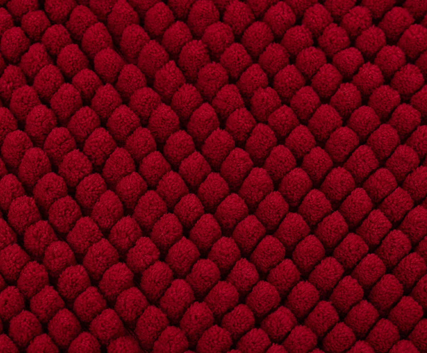 Gözze - Antislip badmat, superzacht, 100% microvezel, 70 x 120 cm - bordeaux