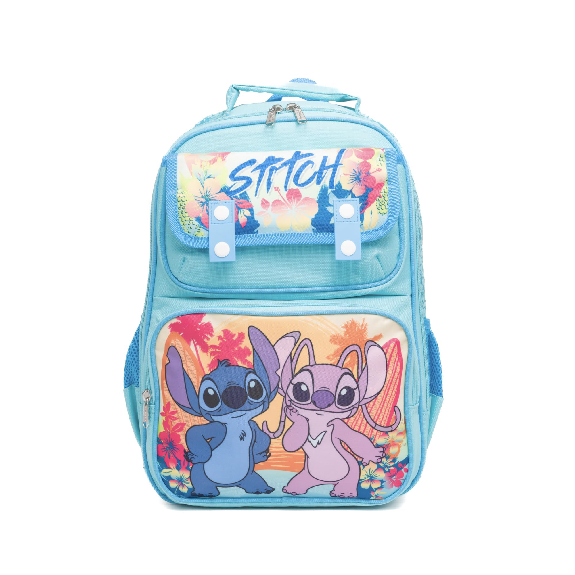 Ruz - Stitch Large School backpack with Padded Back and Adjustable Straps