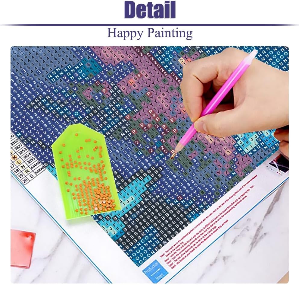 Miniatura 6 de Nzhidey Kit de pintura de diamante para niña mariposa, kit de pintura de diamantes de mariposas, niñas, mujeres, arte de diamantes para adultos,