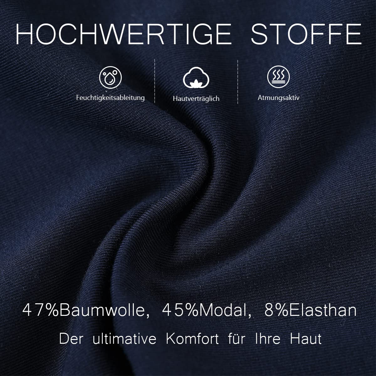 Herren Boxershorts Bambus Trunk Unterwäsche Atmungsaktive Weiche Retroshorts Männer Short Leg Unterhosen
