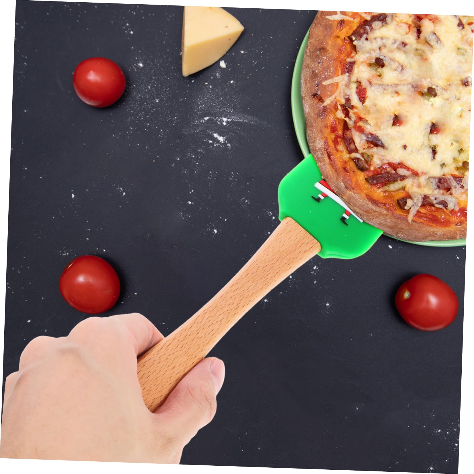 Cabilock Lot De 5 Spatules En Silicone Pour Crème, Ustensiles De Pâtisserie Réutilisables, Ergonomiques Et Légers, Outils Ménagers Adaptés Pour Cuisson Festive Et Décoration De Gâteau