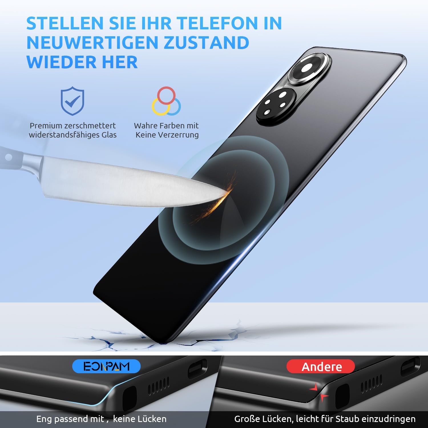 Akkudeckel für Honor 50 NTH-AN00/NX9 Grün