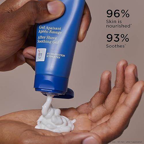 Miniatura 2 de CLARINS Gel calmante para después del afeitado MEN  Gel hidratante para después del afeitado para hombres  Alivia las irritaciones y las quemaduras