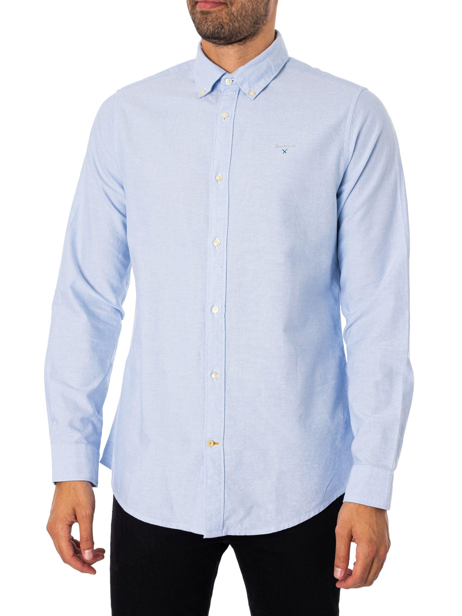Barbour Men's Oxford Shirt - Sky Bl32 - XL