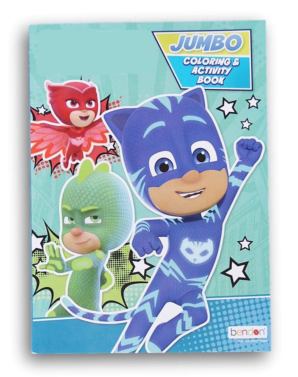 Pj Masks Let's Save The Day! Coloring and Activity Book - 80 Pages