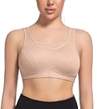 Women's High Impact Sports Bras Racerback Sports Bra Plus Size Non Padded Wirefree Workout