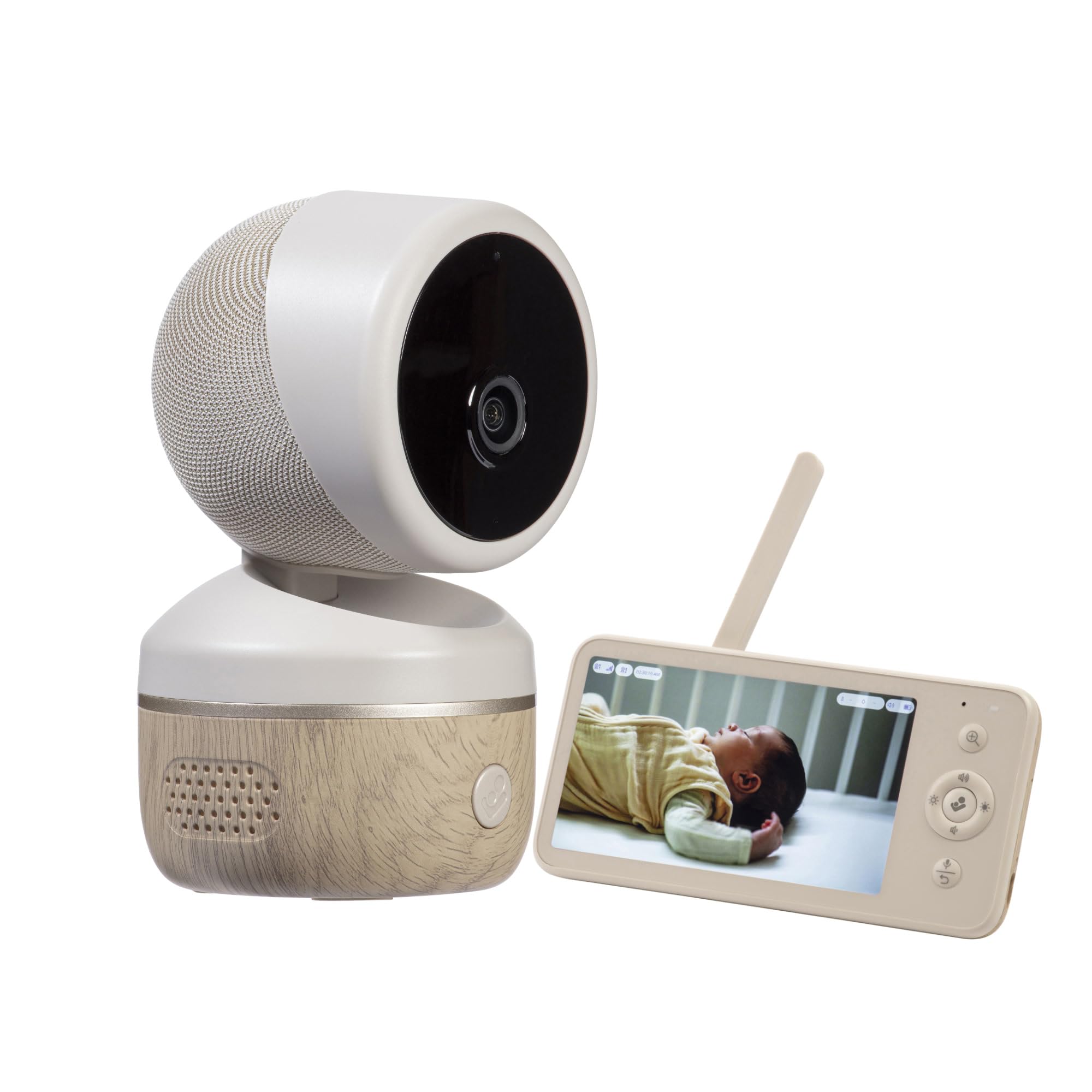 Maxi Cosi See2 Plus Baby Monitor Video, Audio e Visione Notturna, Connettività App, CryAssist, Video Ultra HD (2K), Display 5.5’’, Termometro e Igrometro, Parte di Maxi-Cosi Connected Home