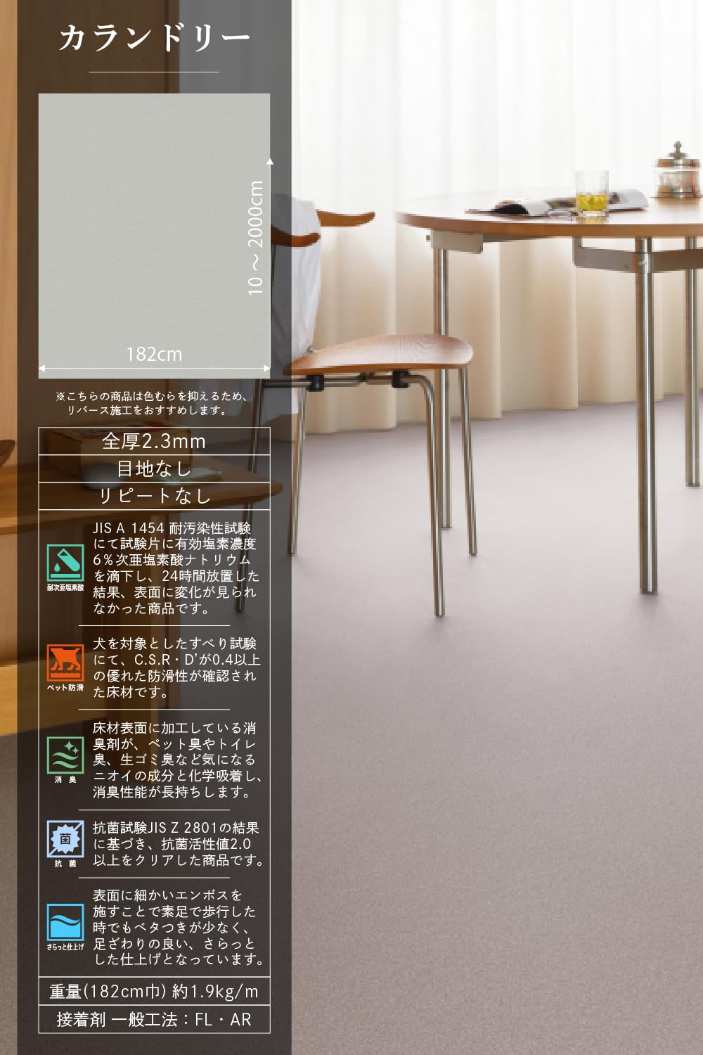 Amazon.co.jp: 内装応援団 ペット向け クッションフロア 6畳セット