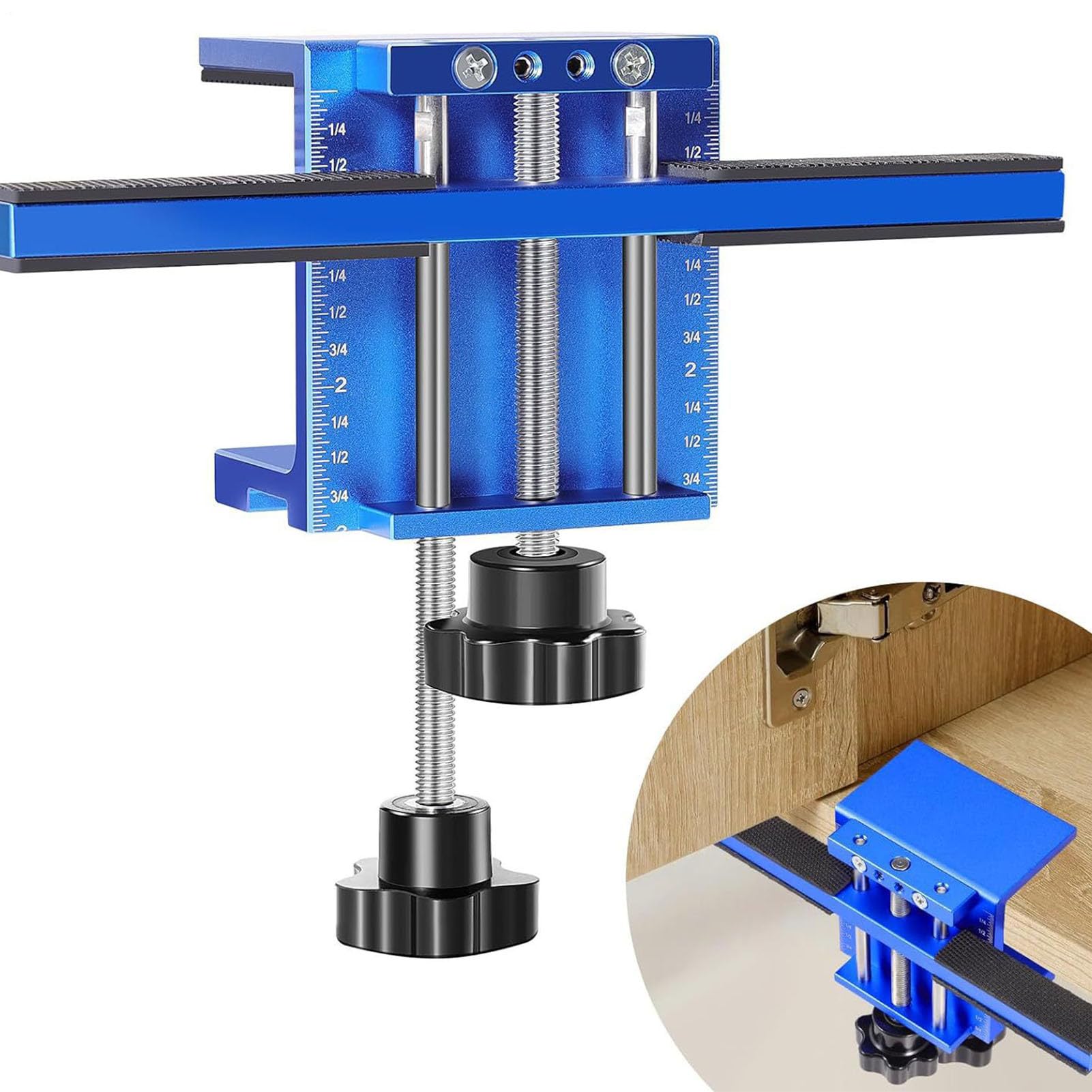 Posicionador Para Instalacion De Puertas De Armario Versátil Preciso Exacto | Herramienta Para Bisagras Y Posicionador De Instalacion De Armario Para Muebles Hog